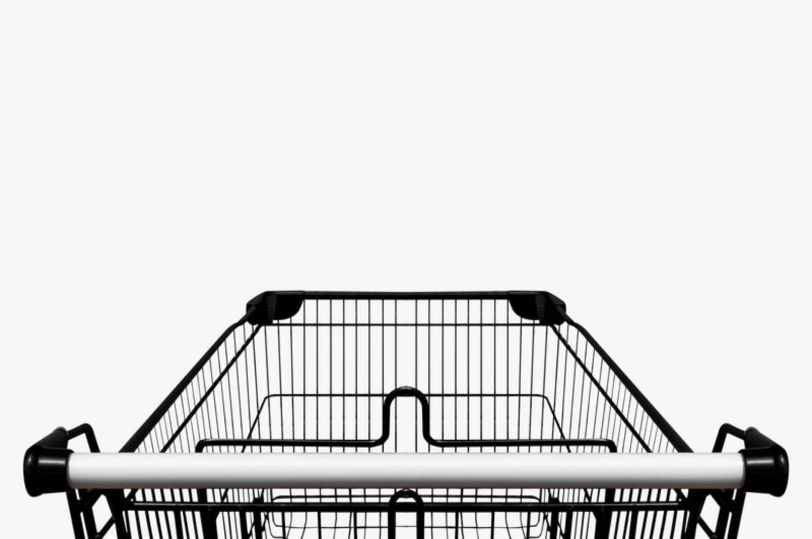 A shopping trolley