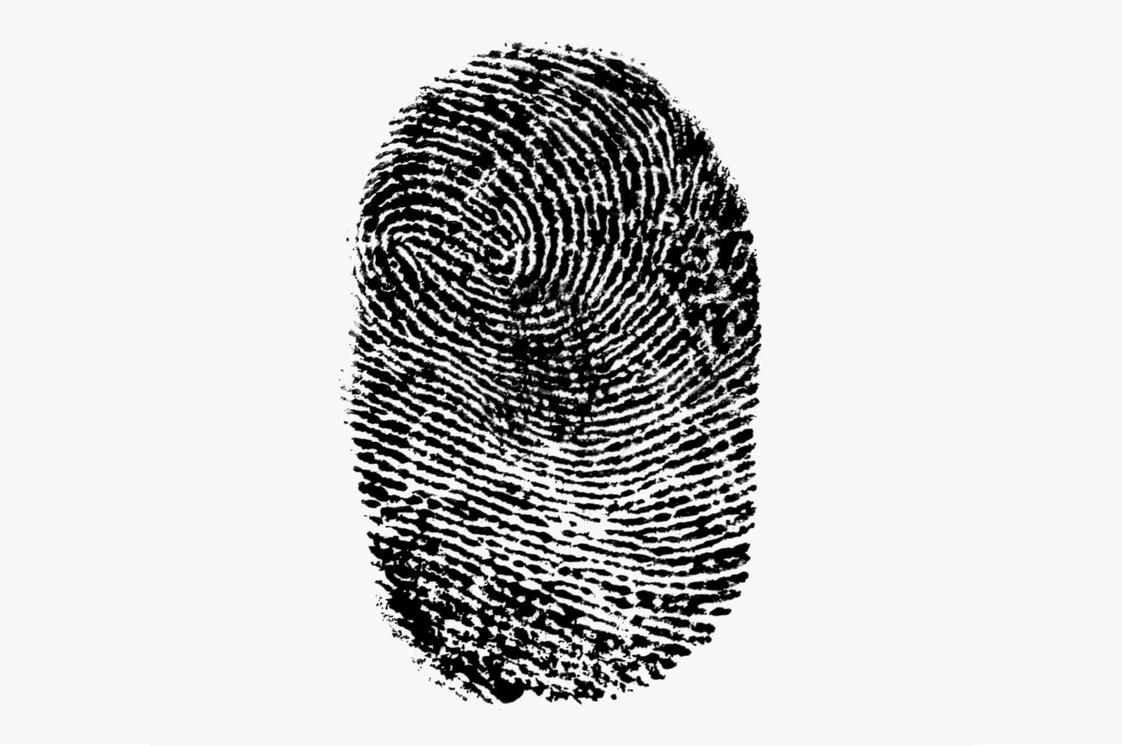 An ink fingerprint